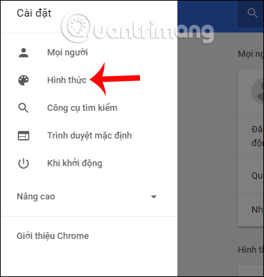 Nhập địa chỉ trang web Google