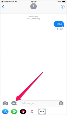 Nhấn biểu tượng App Store