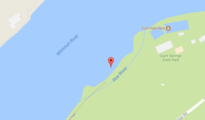 Roe là một nhánh từ sông Missouri tách ra