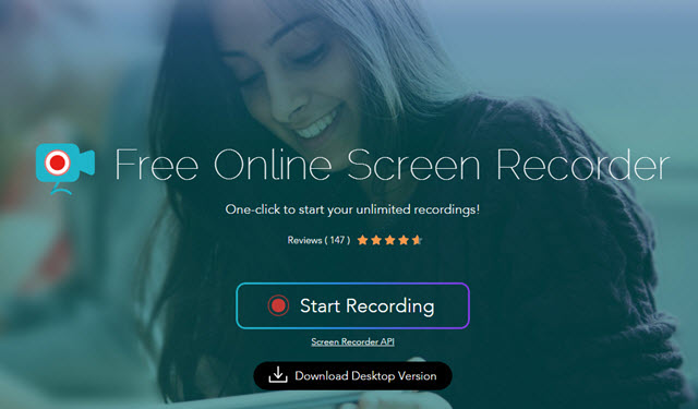 Chọn nút "Start Recording" để bắt đầu quá trình ghi 