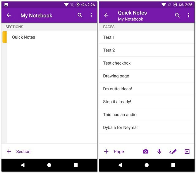 Ứng dụng OneNote