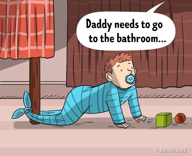 Bố luôn có những sáng tạo bất ngờ...