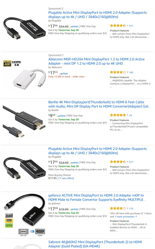 Các loại Adapter 
