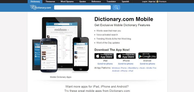 Dictionary.com Mobile