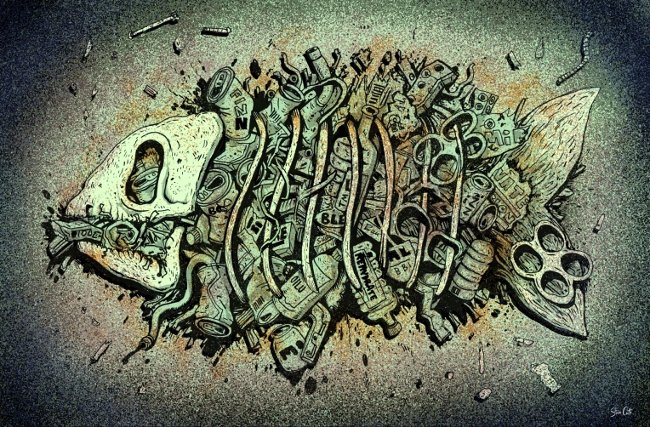 Môi trường sinh sống ở biển và đại dương đang bị ô nhiễm trầm trọng.