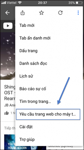 Phát nền video Youtue trên Chrome