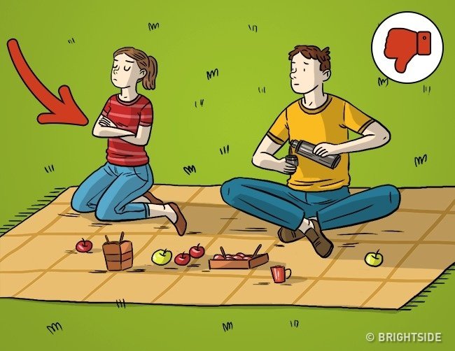 Nếu đã làm gì sai với cô ấy, hãy nhanh chóng xin lỗi để cuộc vui không bị gián đoạn