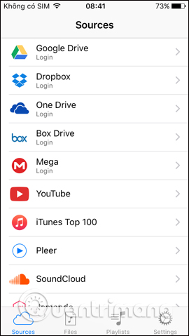 Nguồn nghe nhạc miễn phí