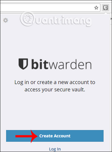 Tạo tài khoản Bitwarden