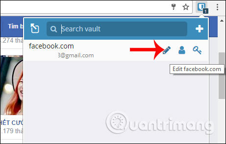 Chỉnh sửa thông tin đã nhập