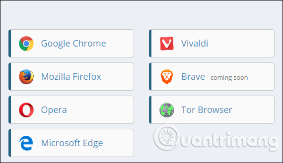 Chọn hệ điều hành tải Bitwarden