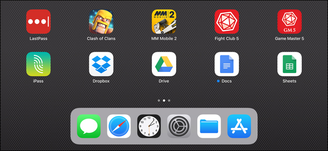 Kết quả sau khi ẩn ứng dụng gần đây khỏi thanh dock