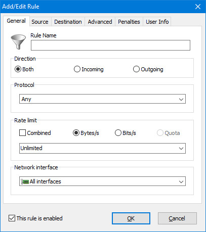 Công cụ SoftPerfect Bandwidth Manager