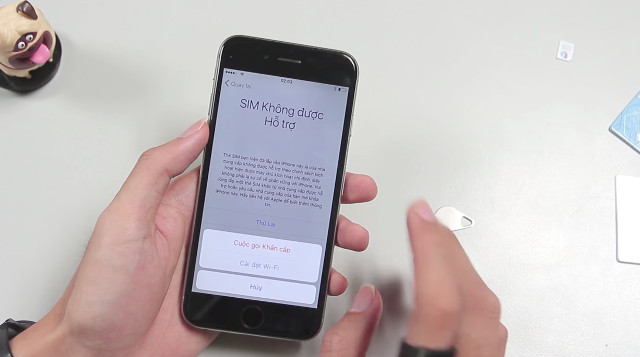 SIM ghép 4G bị khóa trên iPhone lock