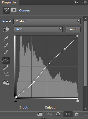 Thay đổi đường cong để chỉnh sửa màu 
