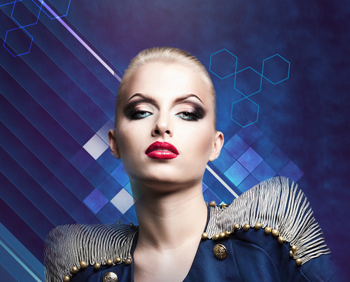 Tạo bản sao và ẩn hình vuông tương tự như trong hình