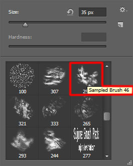 Chọn brush từ Sujune 