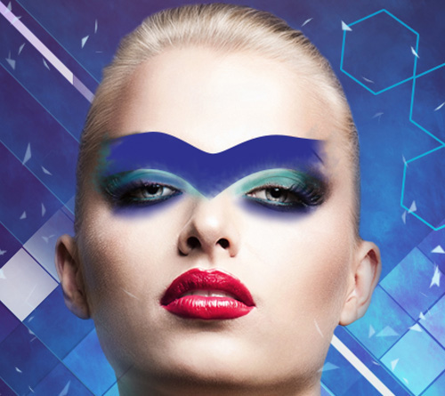 Sử dụng mặt nạ để ẩn hai bên hình vẽ