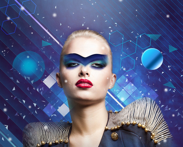 Tạo lớp mới và để chế độ Overlay