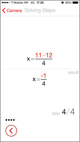 Kết quả bài toán