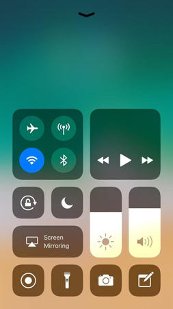 Chọn biểu tượng Notes từ màn hình khóa