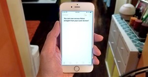 Truy cập ứng dụng Notes trực tiếp từ màn hình khóa trên iOS 11