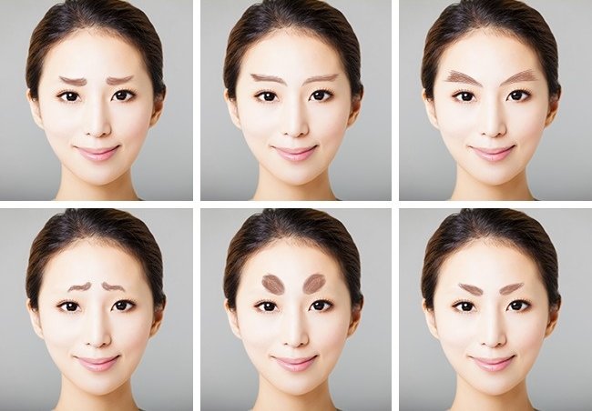 Dáng lông mày kỳ lạ