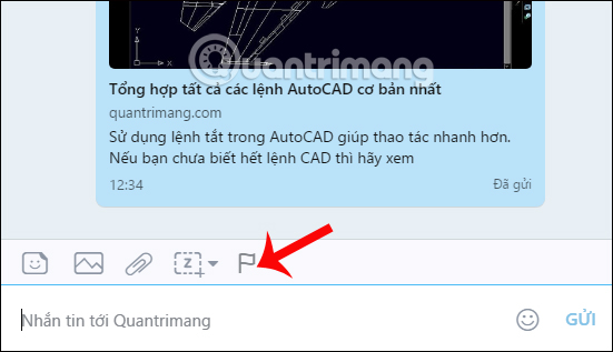 Biểu tượng lá cờ 