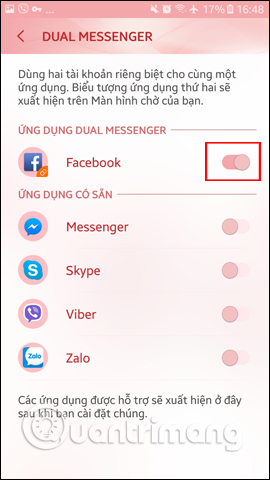 Dùng 2 tài khoản Facebook