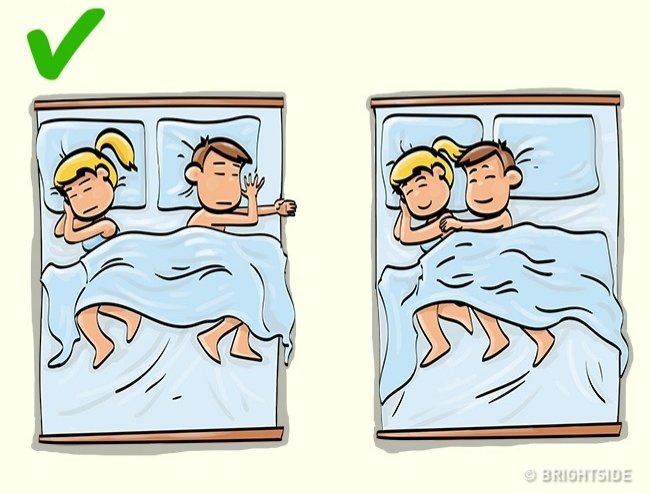 Đừng bao giờ ngủ riêng hay tỏ ra xa lánh nhau