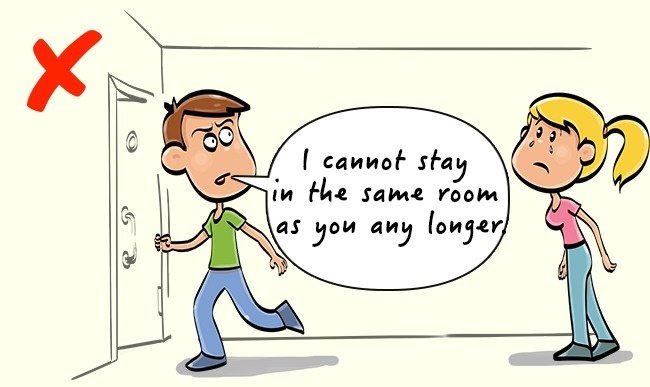 Rời khỏi nhà khi đang cãi nhau