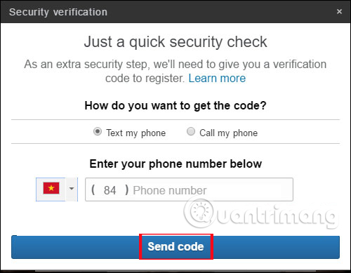 Nhập số điện thoại
