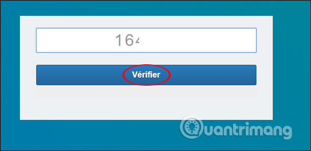 Nhập mã xác minh tài khoản