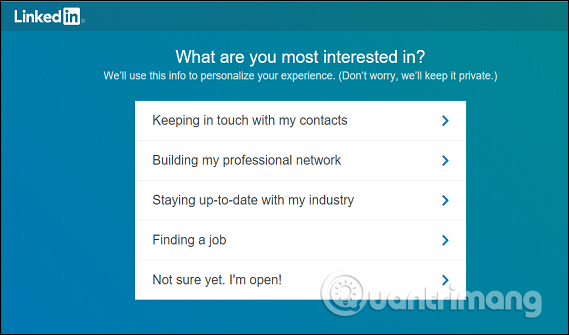 Mục đích tạo tài khoản LinkedIn