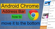 Cách chuyển thanh địa chỉ Chrome Android xuống dưới