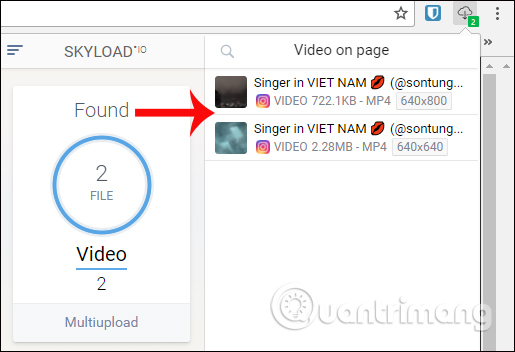 Tải video Instagram