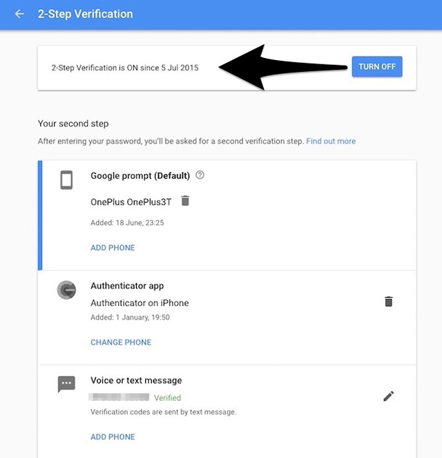 Bảo mật hai lớp Google Plus