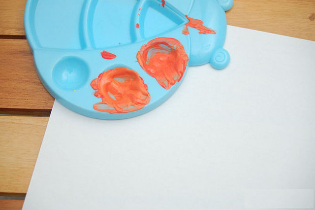 Làm thiệp bằng dấu vân tay