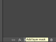 Kích vào biểu tượng Add Layer mask