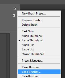 Chọn Load brushes...