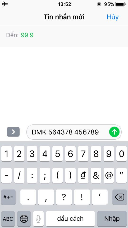 Đổi mật khẩu cho dịch vụ 