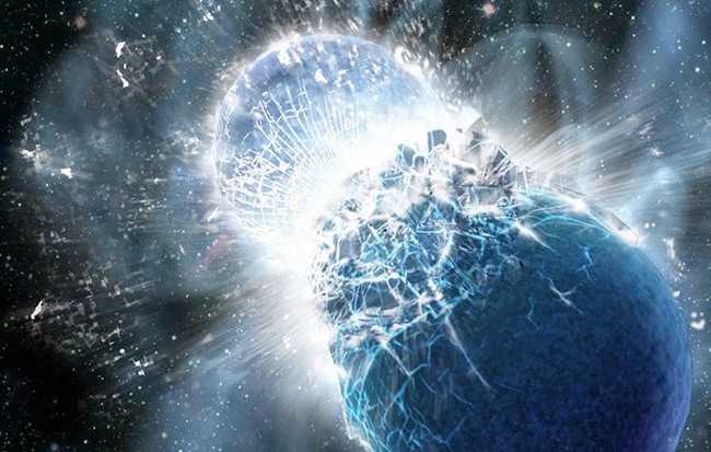 Vụ va chạm giữa 2 ngôi sao neutron