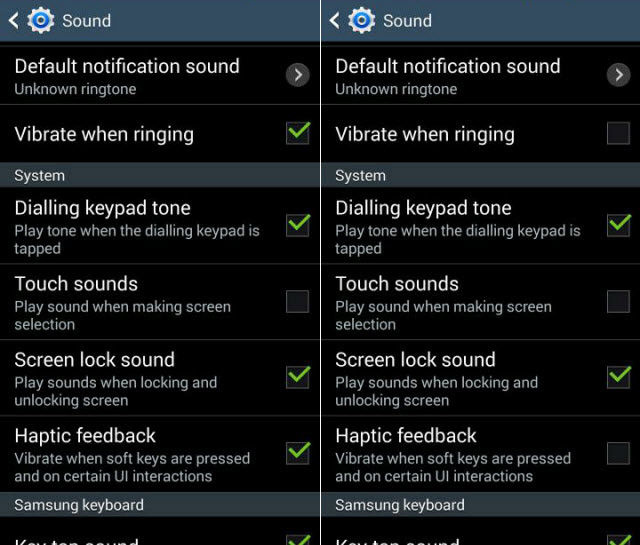 Tắt chế độ rung