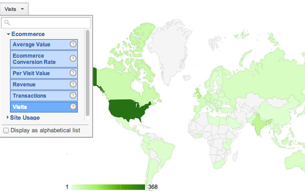 Bản đồ vị trí khách truy cập
