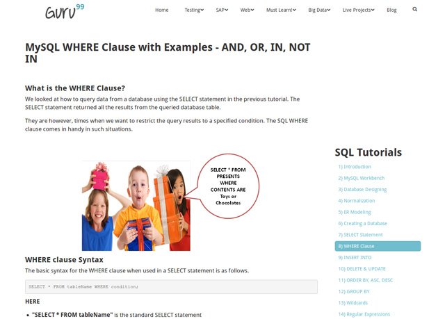 Trang web Guru99
