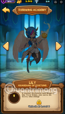 Mở khóa nhân vật Lily