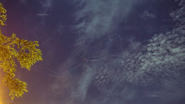 Các thiên thạch Orionid tỏa ra từ chòm sao Orion