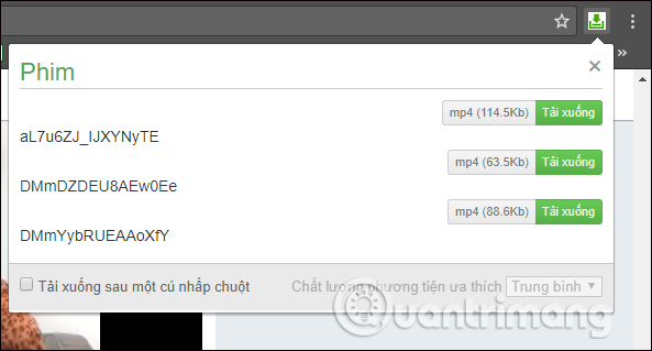 Tải nhiều video bằng Savior