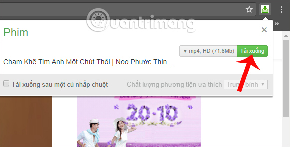 Tải video trên Chrome ở chế độ ẩn danh