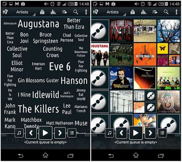 ứng dụng nghe nhạc miễn phí cho Android Ứng dụng n7player Music Player